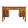 Bureau Art Déco italien en ronce de noyer foncé