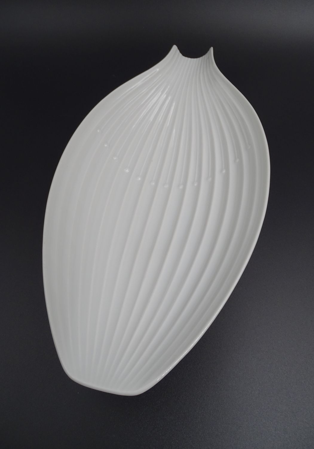 Coupe ou vide-poche en porcelaine blanche - Rosenthal, vers 1970