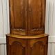 Double Body Corner Cabinet in Walnut from the end of the 19th century