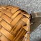 Basket with lided bamboo from Asia