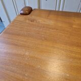 Solid elm bedside table