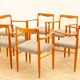 Chaises de salle à manger de style scandinave par Sedláček & Vyčítal, Tchécoslovaquie, années 1970
