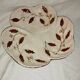 Very large Italian presentation plate with silver/gold relief –