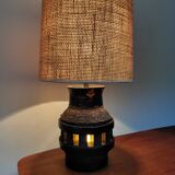 Vintage brutalist table lamp