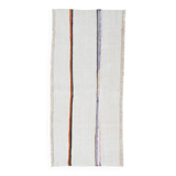 2x5 Natural White Turkish Vintage Runner Rug, 72x169Cm