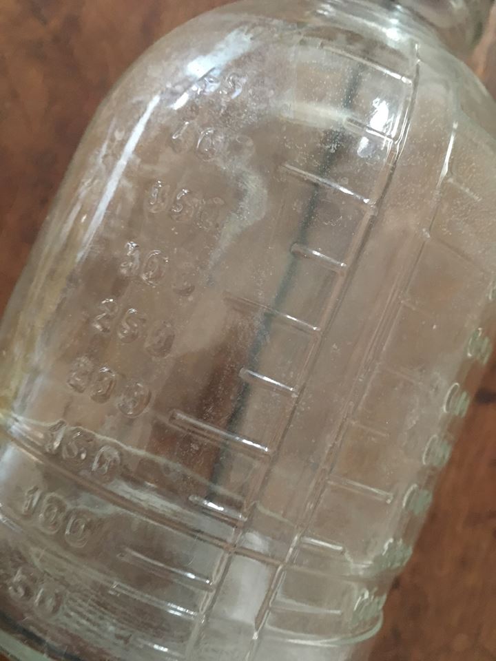 Two graduate former d apothecary bottles