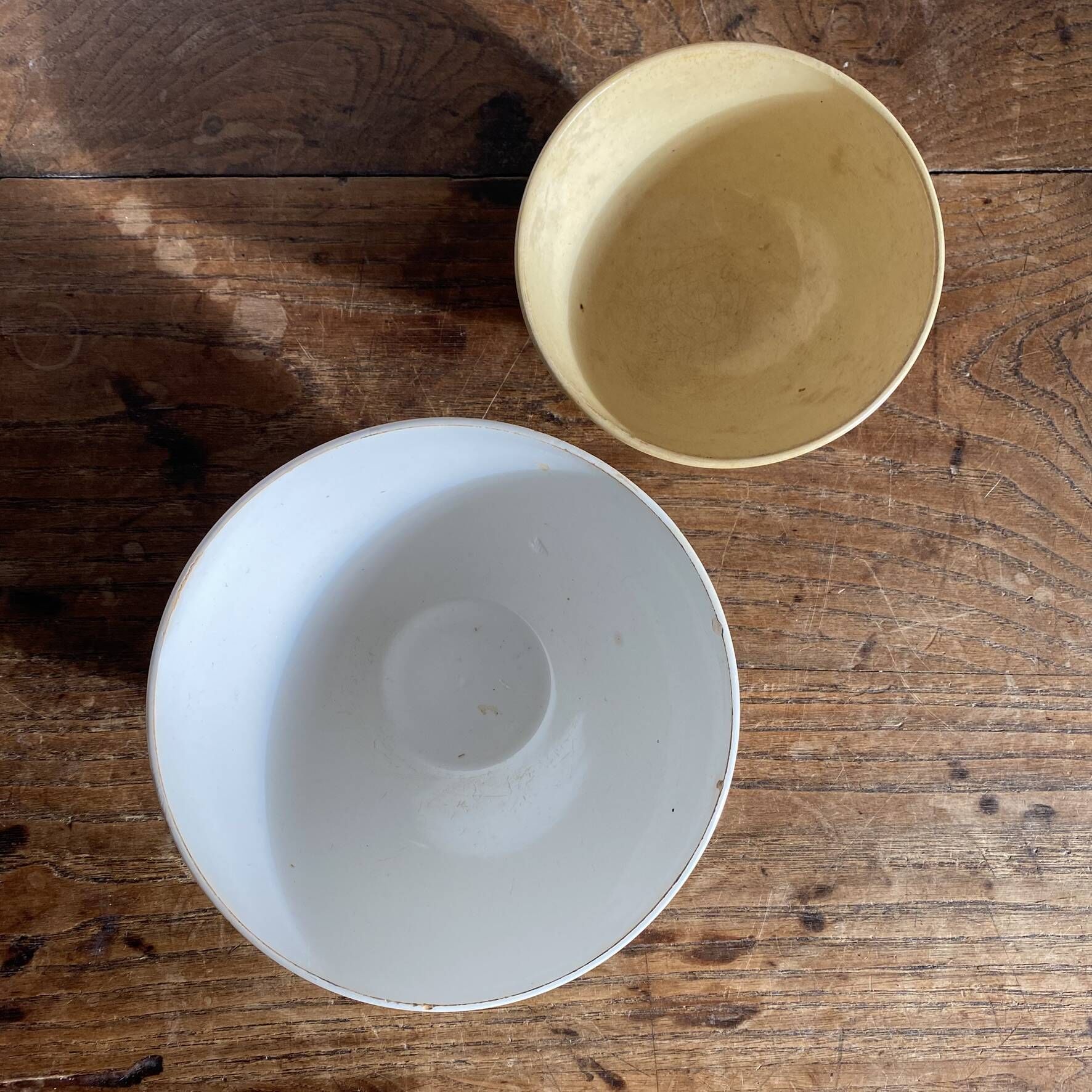 Old bowls Digoin and Lesieur