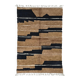 Contemporary brown and black rug - 10.1 x 6.7 ft / 307 x 205 cm