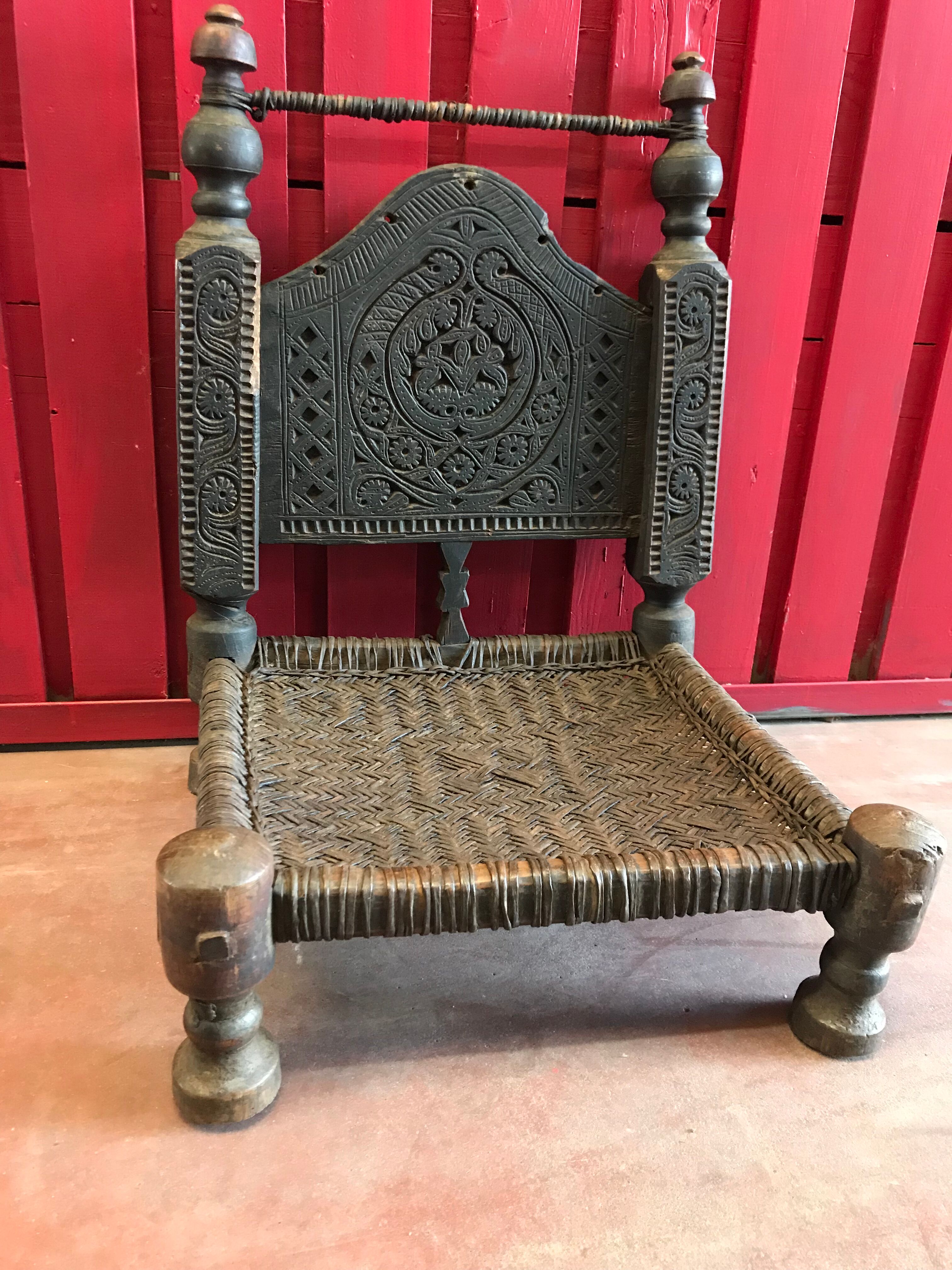 Low chair, walnut wood pakistan