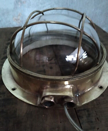 Sea brass sconce