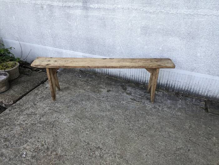 Old farm bench