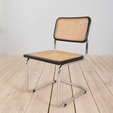 Black cesca chair by Marcel Breuer