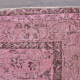 Pink Vintage Oushak Rug Sku2348