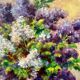 Painting Still Life with Lilacs 20th Century