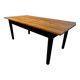 Oak farmhouse table
