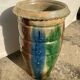 Large ancient glazed terracotta vase from southern France.