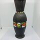 Glazed ceramic vase, 1960s, signed “LG 60”