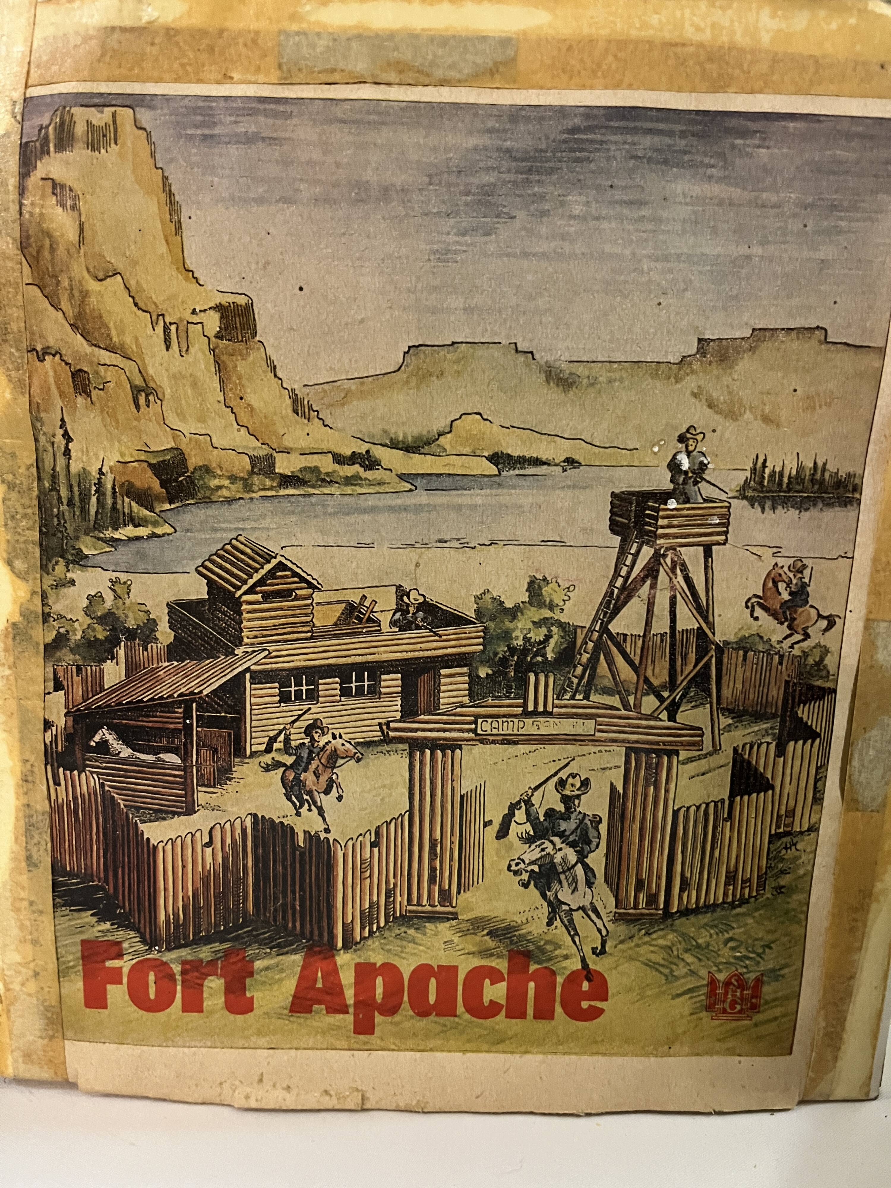 Old western toy Fort Apache brand SHG circa 1970