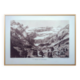 The circus of Gavarnie, Hautes-Pyrénées, photo print from 1937.