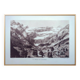 Le cirque de Gavarnie, Hautes-Pyrénées, planche photo imprimée en 1937