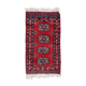 Vintage pakistani carpet lahore handmade 45cm x 86cm) 1970s