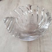 Shell-shaped glass pocket tray