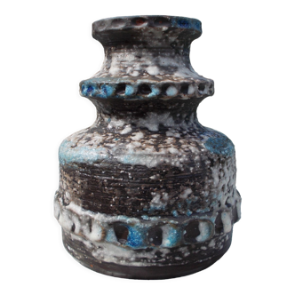 Vintage ceramic vase West Germany Fat Lava