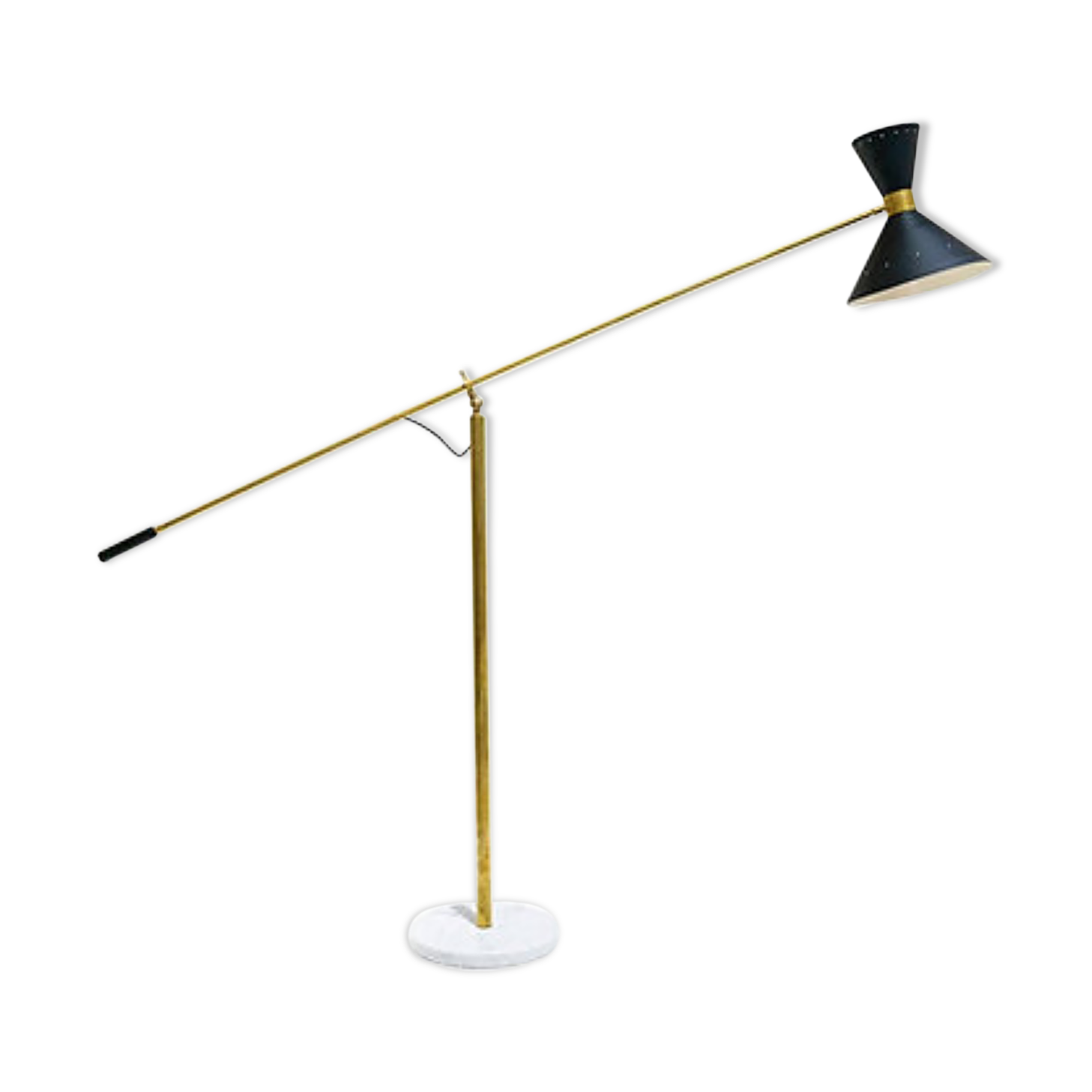 Italian floor lamp black