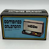 Rare 70s calendar organizer - vintage desk studio decor 'john' brand - italian edition
