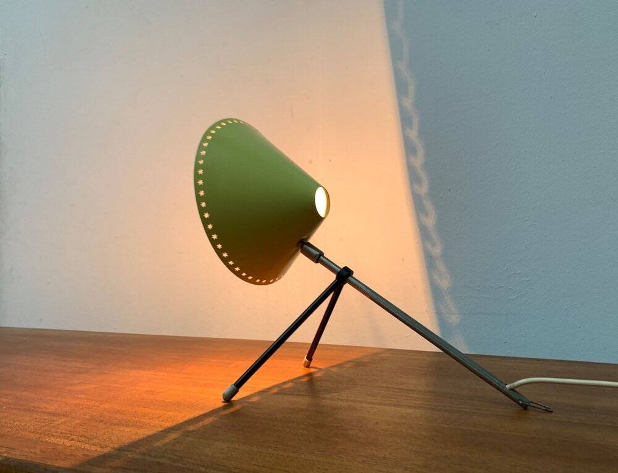 Mid-Century minimalist table or wall lamp Pinocchio by H. Busquet for Hala Zeist, 1950s