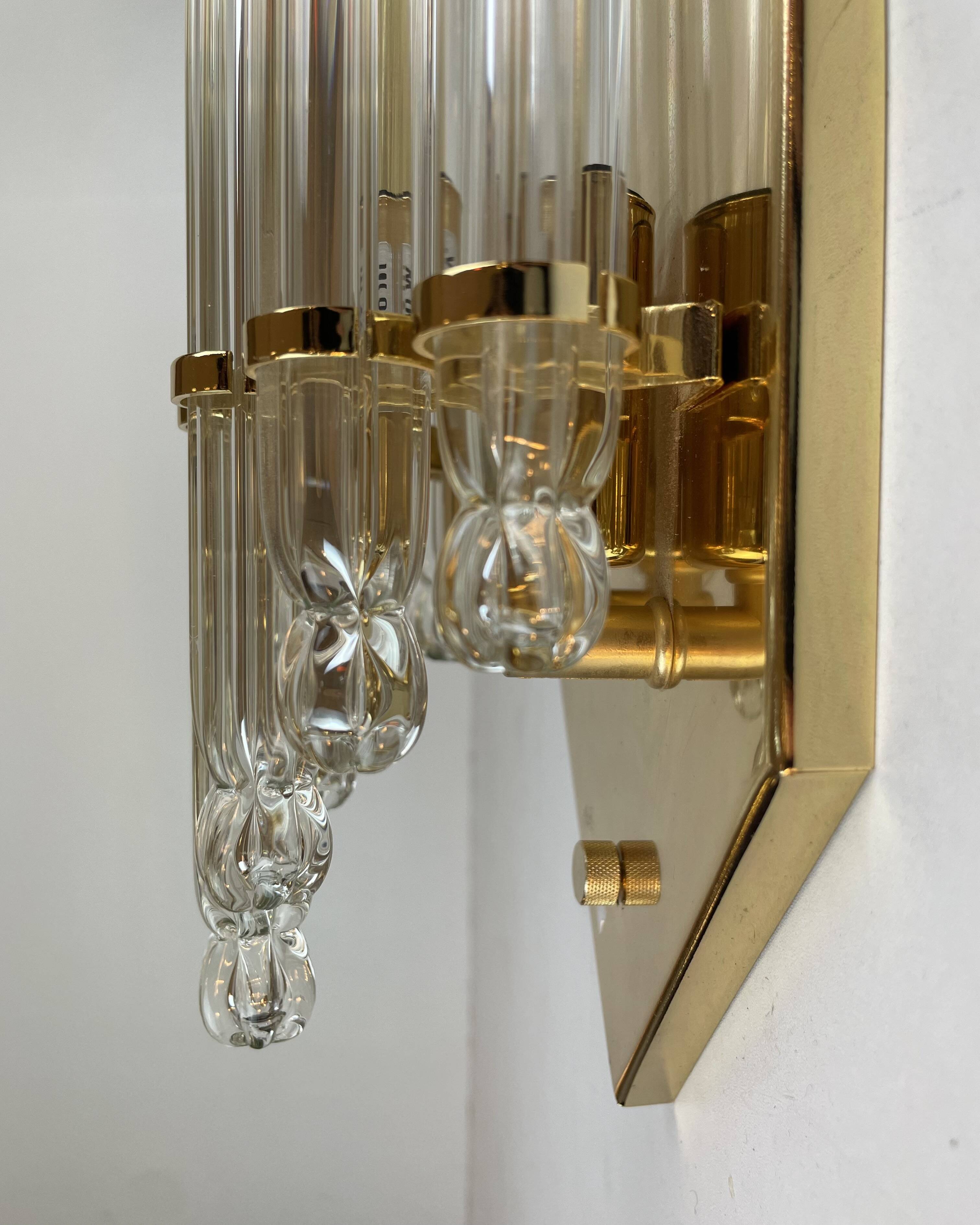 Pair of Hollywood Regency Sconces by Vadisa, 1980s