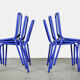 Ensemble de 6 chaises design par Isi Design Group produit par Isimar 2000 Espagne