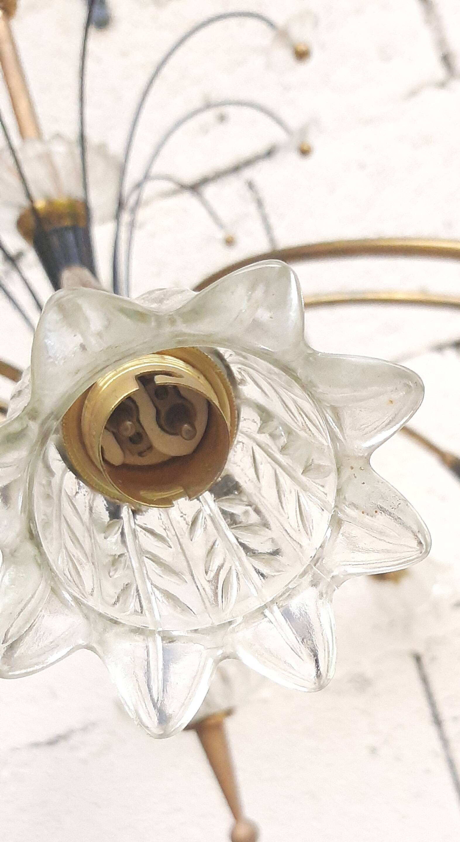 Lunel chandelier 10 lights 1950