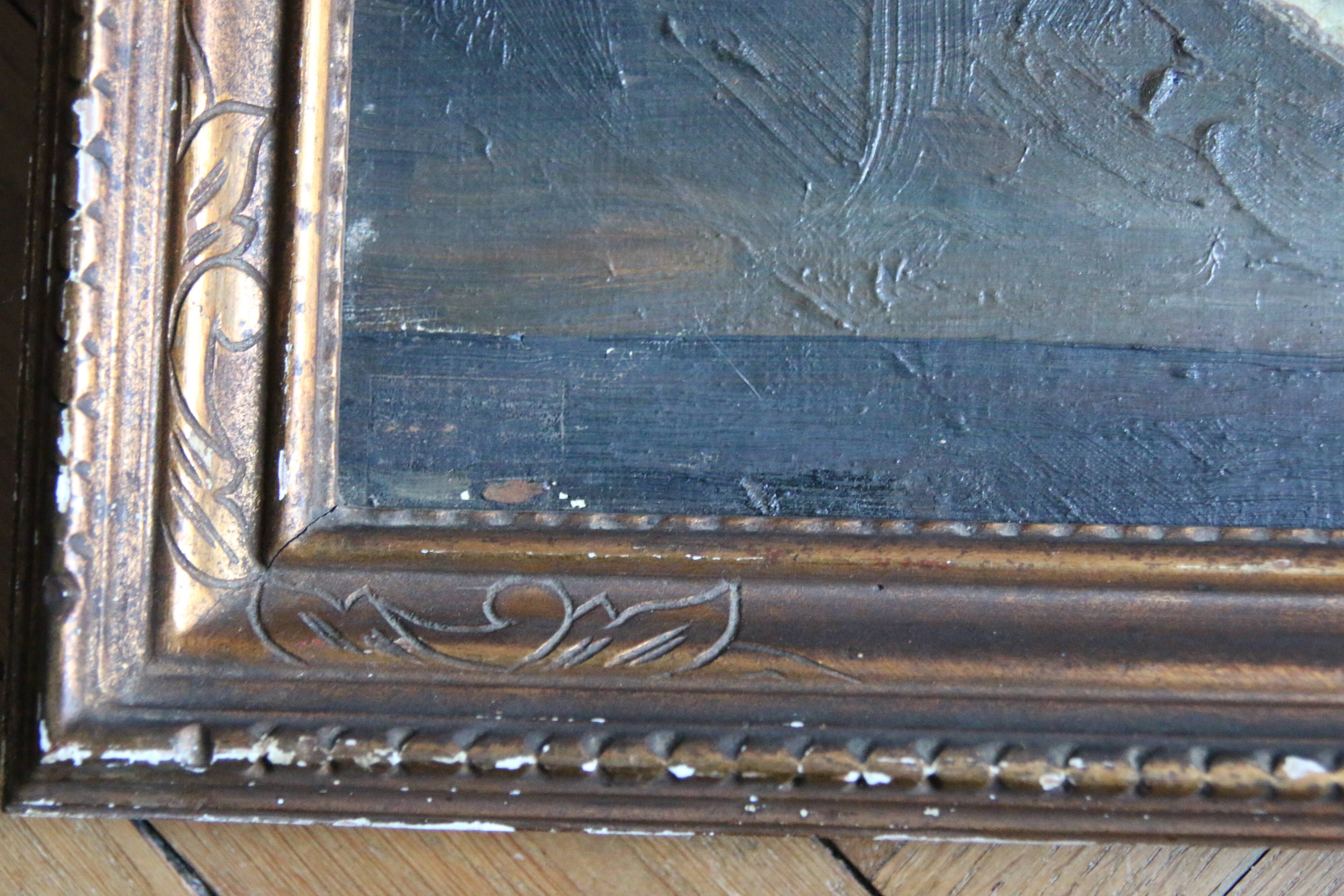 José Castanié oil on canvas exhibited at the FABRE Museum in Montpellier 68.5 x 53.5 cm