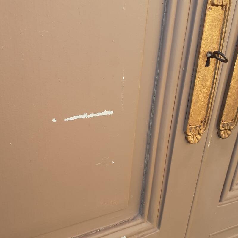 2 pairs of large 19th-century Haussmann-style cupboard doors.