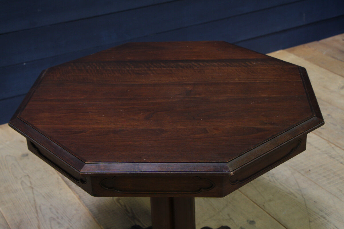 Dining table pedestal table wooden