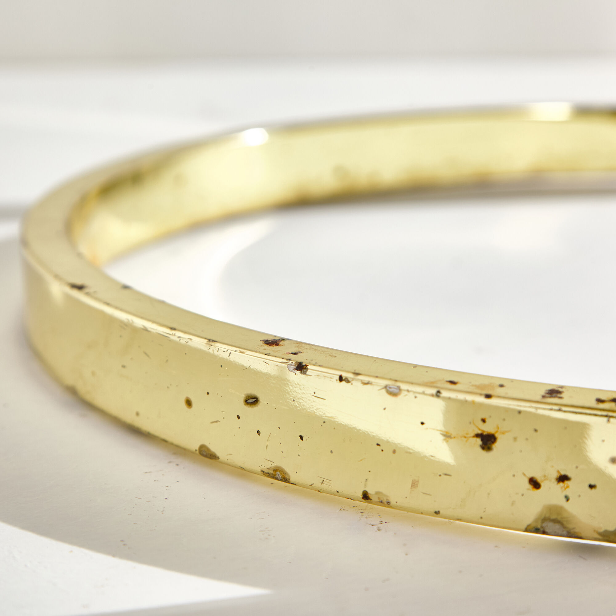 Illuminated globe on brass frame, 1980s