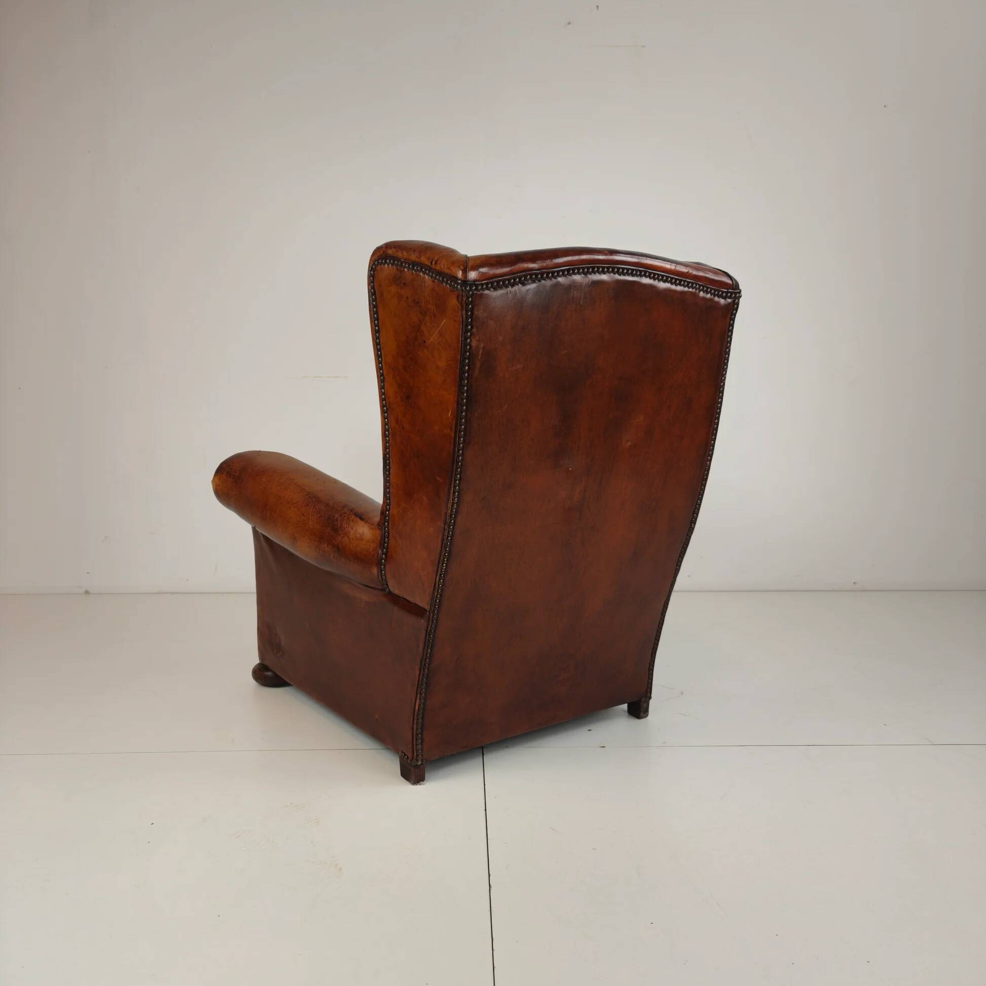 Fauteuil en cuir anglais – belle qualité et grand confort