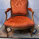 Walnut armchair louis XV
