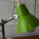 Small green bedside lamp