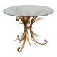Table basse "Gerbe de blé" de style Coco Chanel, France 1960