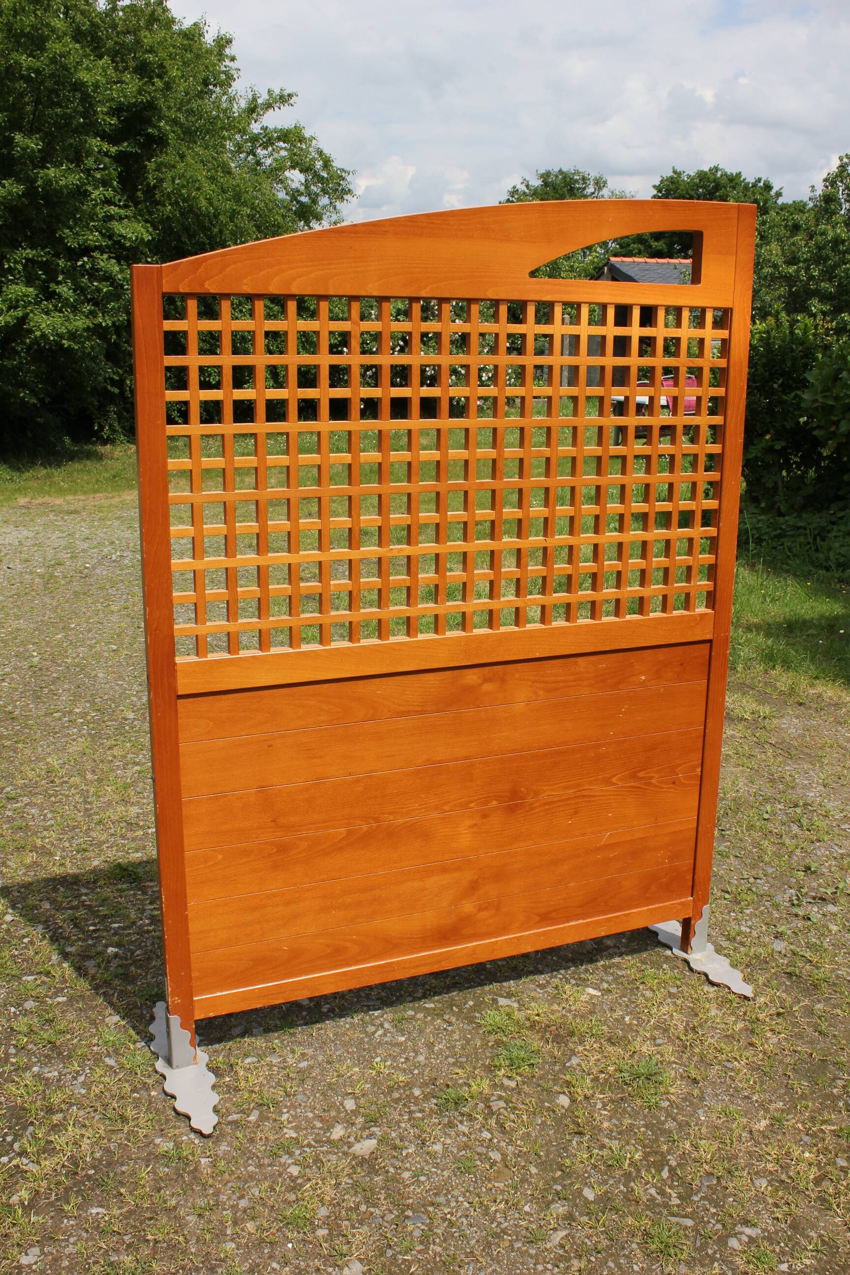 Vintage wooden design room divider Claustra Laudescher