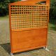 Vintage wooden design room divider Claustra Laudescher