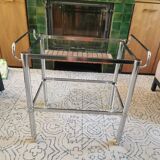 Convertible vintage rolling serving cart