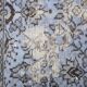 Turkish All-Over Floral Light Blue Vintage Runner Rug, 61x207Cm