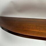 Mid-Century Italian Wooden Wall-Mounted Console Table in the style of Ulrich, 1950s