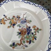Collectible flat plate, Gien, hand painted, signed MB, made in France, vintage