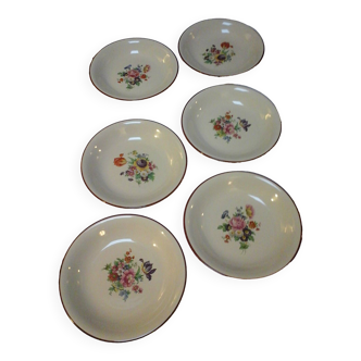 6 Japanese soup plates / Salins