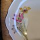 CCP Paris luxury porcelain round cake plate with handles 27cm