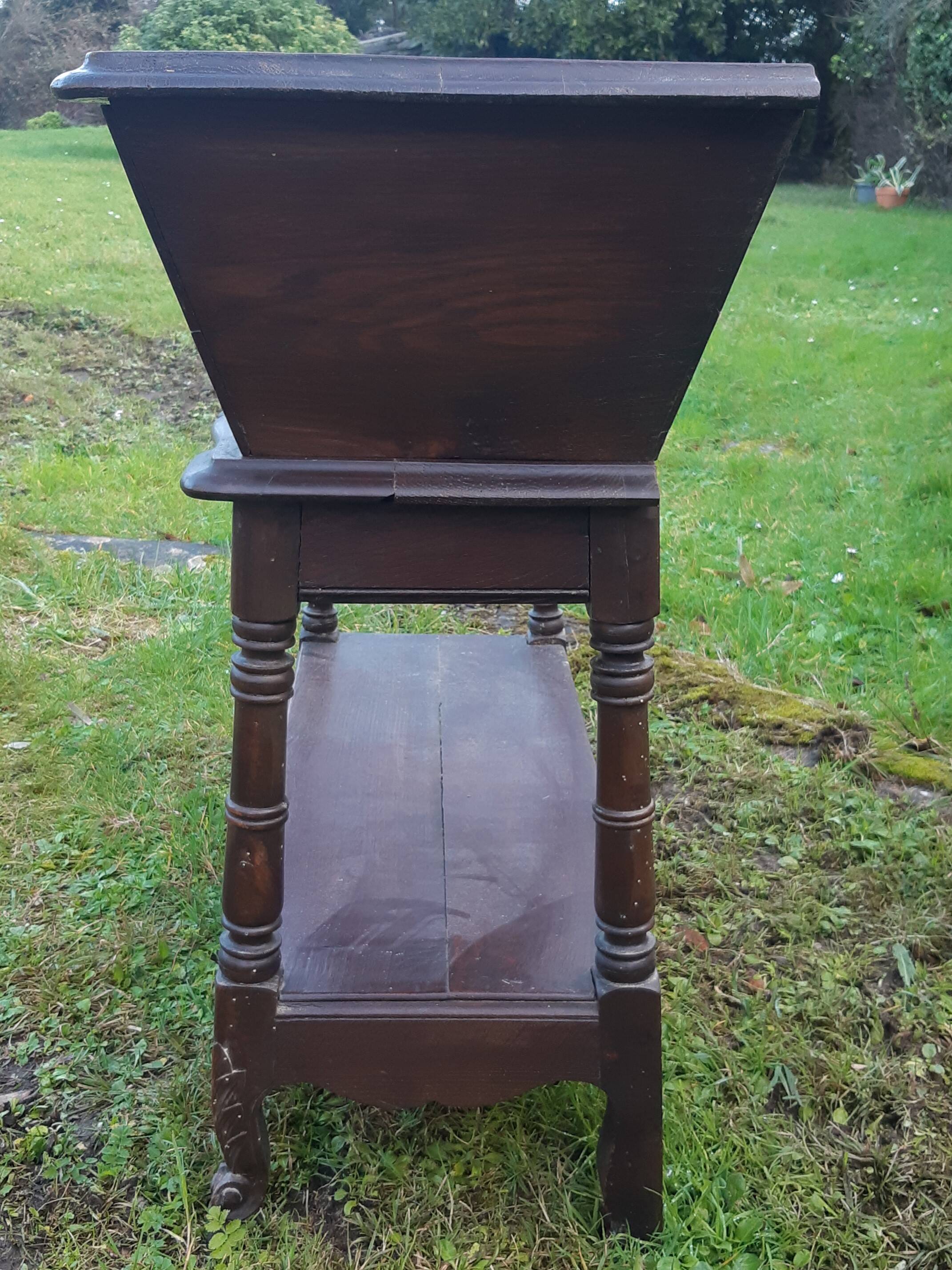 Provençal oak kneading trough